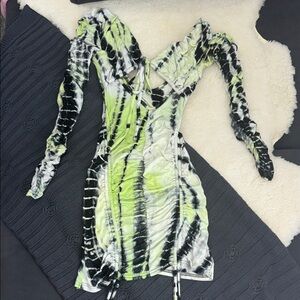 Sexy Tie-Dye Fashion Nova Dress